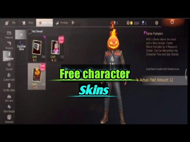 How to got free character skins in Last island of survival last day rules survival #ADDI #LDRS #game