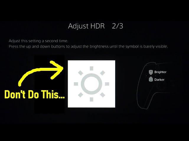 You've Been Doing PS5 [Adjust HDR] Wrong... Here's How to Get the Best Settings