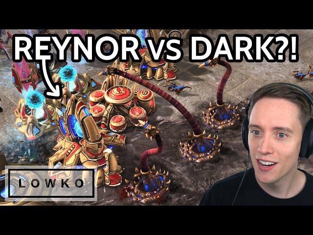 Dark's Proxy SPINE CRAWLERS vs Reynor's PROTOSS?! (StarCraft 2)