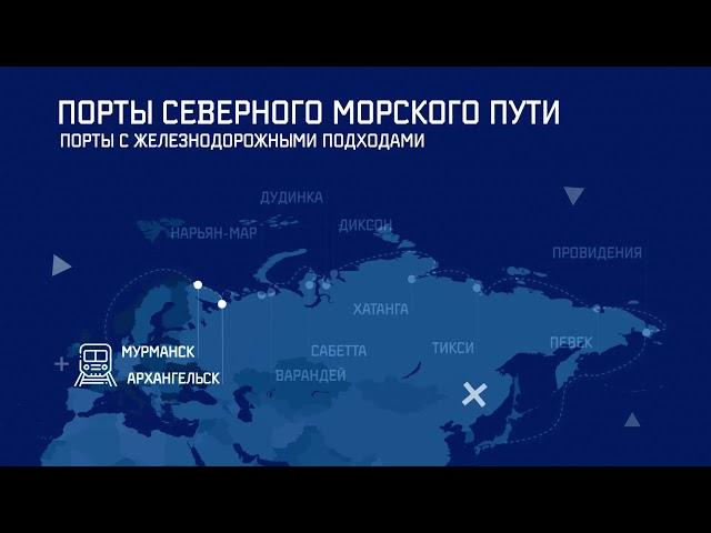 Основные порты Северного морского пути