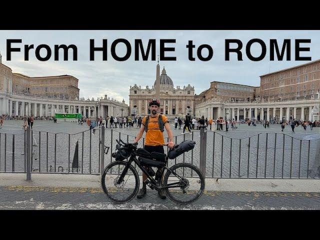 From HOME to ROME   Bikepacking