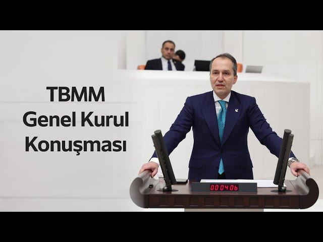 Genel Başkanımız Dr. Fatih Erbakan, TBMM Genel Kurulu’nda konuşmalarını gerçekleştirdi.