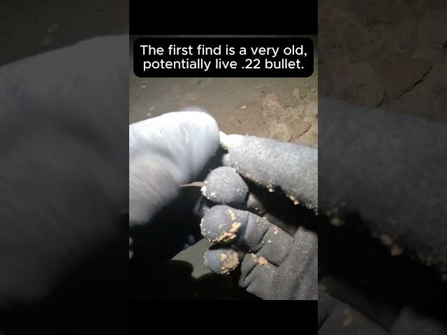 Two Deep Finds Buried in One Hole #metaldetecting #shorts