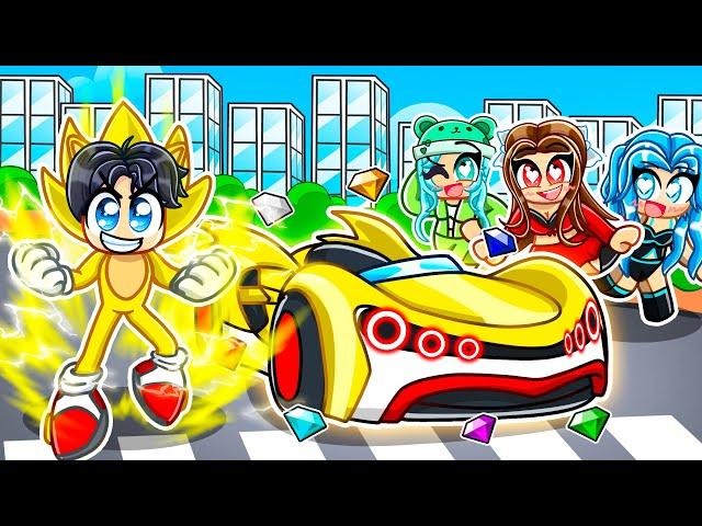 RIZZING GIRLS With The NEW $75,000,000 SUPER SONIC CAR In DRIVING EMPIRE!