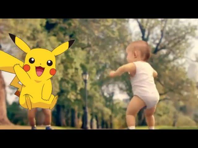 Anak Bayi - Baby Dance Goyang Pokemon Pikachu Lucu