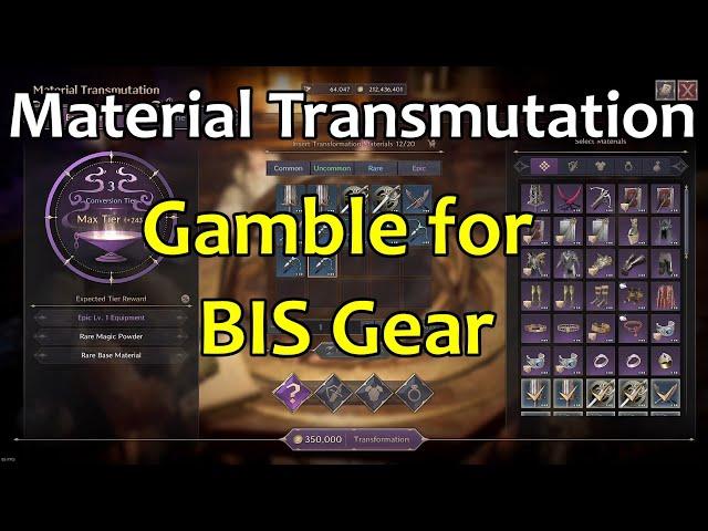 New "Material Transmutation" System Fully Explained [Throne and Liberty Global]