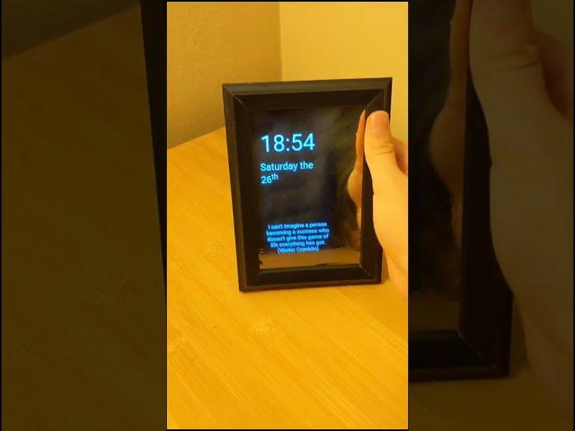 DIY Smart Mirror with an old phone.#engineering #science #lifehack