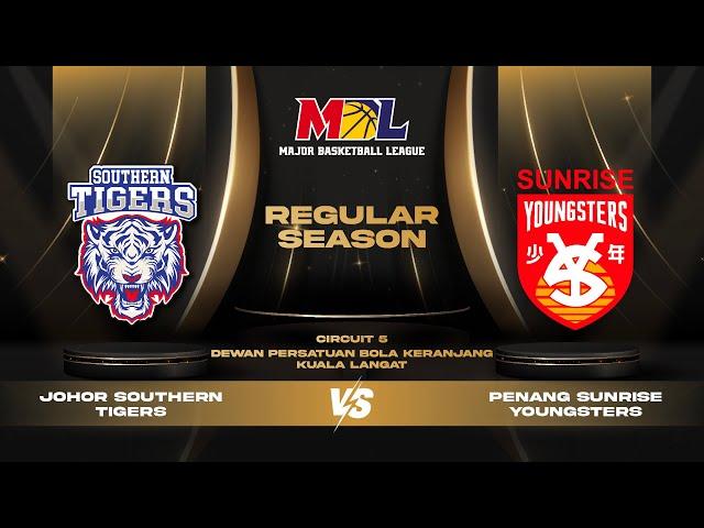 [ENG] MBL Regular Season 2024 | G24 |  Johor Southern Tigers vs Penang Sunrise Youngsters