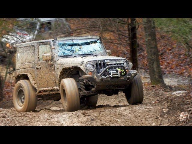 JEEPS MUDDING: Frostbite 2018 At Kansas Rocks