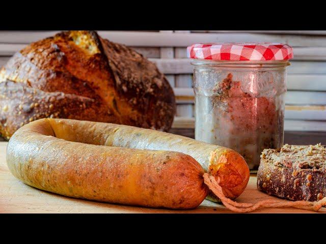 Easy Homemade German Liverwurst - You can store the liver sauage in a glas or smoke it