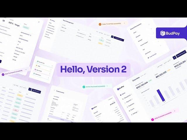 BudPay 2.0 Product Demo: Seamless Payments, Global Connections.