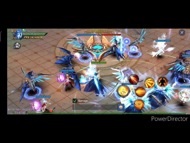 Goddess Primal Chaos Strongest Team King  Division Finals.Transform lvl 11 Gem no need 2 sage 9k MG