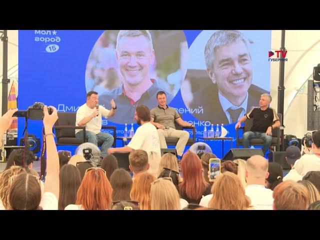 На воронежском «Молгороде» побывали Дмитрий Маслов и Евгений Ревенко
