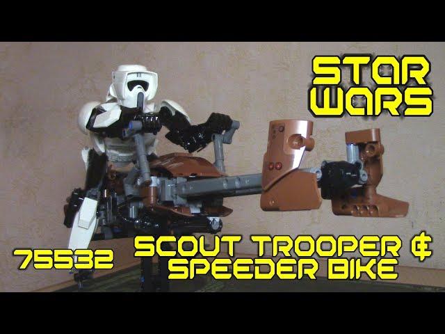 LEGO STAR WARS 75532 Scout Trooper & Speeder Bike