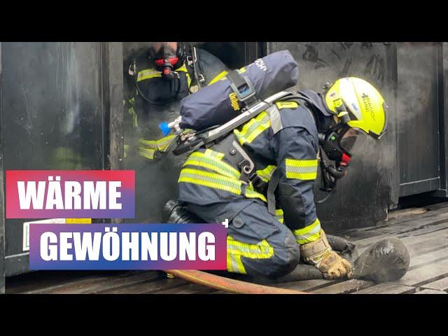 BRUTALE HITZE!  Atemschutztraining Feuerwehr Mücke - Wärmegewöhnung