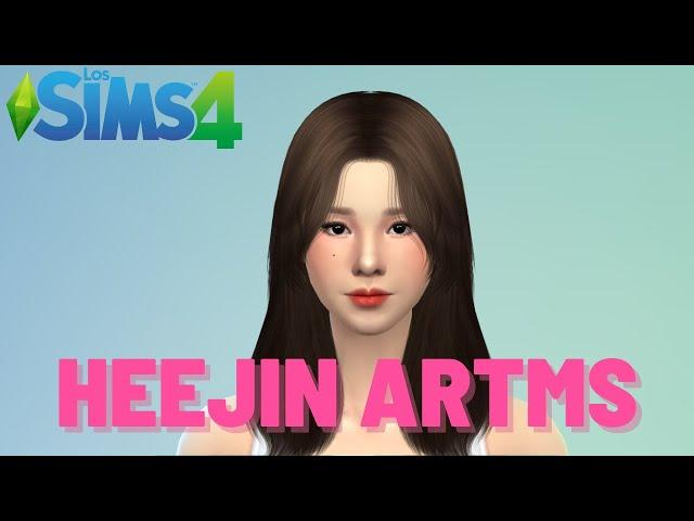 THE SIMS 4- Heejin (희진) LOONA/ ARTMS (speed face) 이달의 소녀