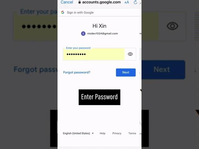 Pass Google 2-step verification with backup codes