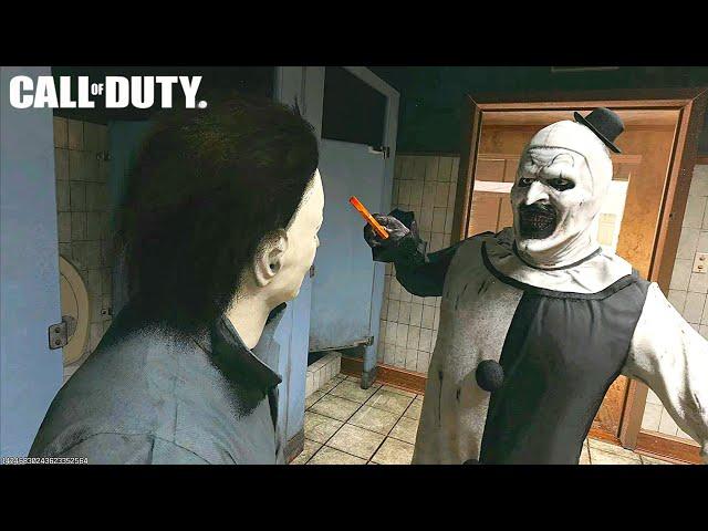 COD Terrifier Art The Clown With Finishers - Call Of Duty Finishing Moves