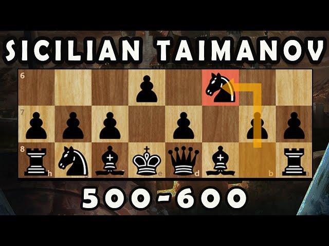 Play the Sicilian Taimanov like a Grandmaster! | 500-600