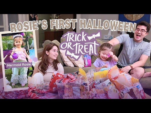 ROSIE'S FIRST HALLOWEEN TRICK OR TREAT | Jessy Mendiola