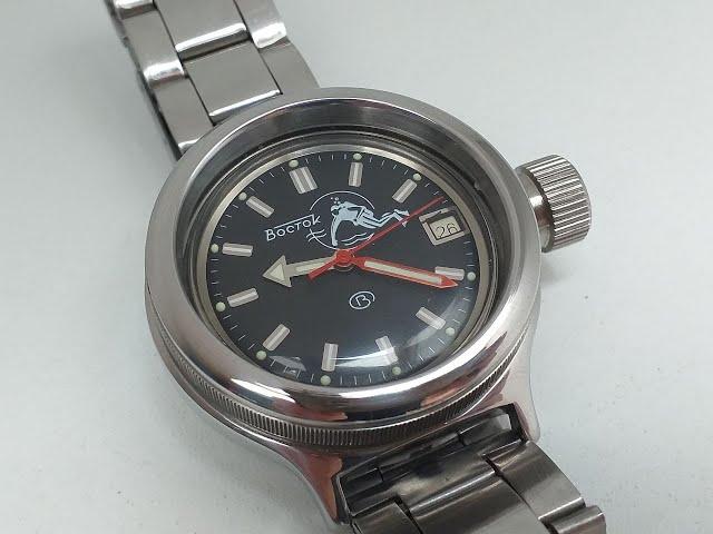 Vostok Amphibia Custom Modding DIVER SCUBA Automatic Watch