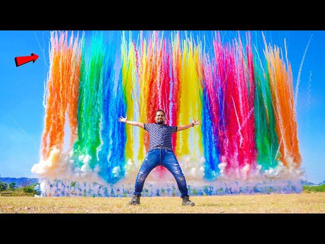 We Try Day Time Fireworks - Worth ₹5 Lakh | Biggest Experiment In India | MR. INDIAN HACKER