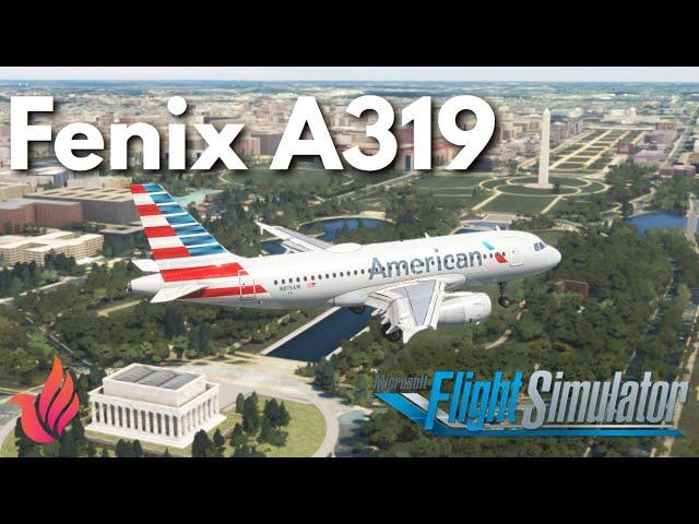 Fenix A319 & A321 Expansion Pack | FULL Flight | KDCA River Visual | MSFS2020