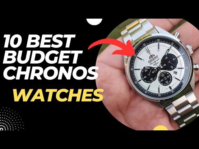 Top 10 Affordable Chronograph Watches of 2024! [$170 and Up]