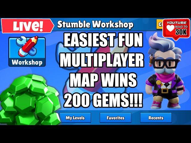 NA SERVER LIVE STUMBLE GUYS LEGENDARY BLOCKDASH | WORKSHOP MAP CHALLENGE #stumbleguyslivestream