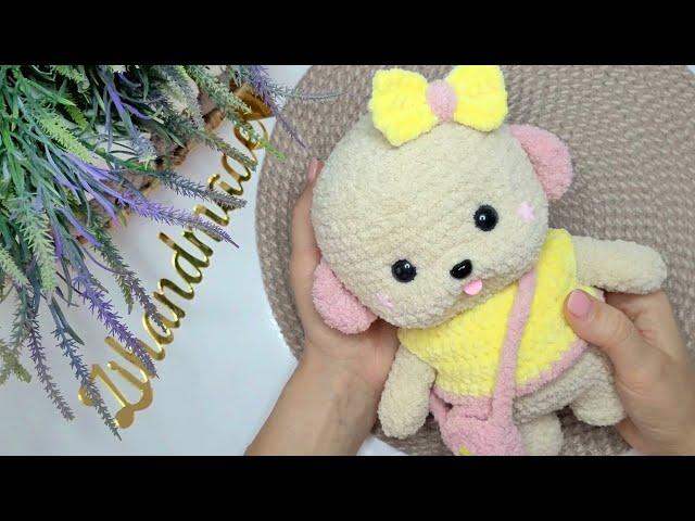 МК СОБАЧКА "КОНФЕТКА" ️ 1-Я ЧАСТЬ (Верхние лапки, хвостик,ушки) | PATTERN PUPPY "CANDY" ️ 1st PART