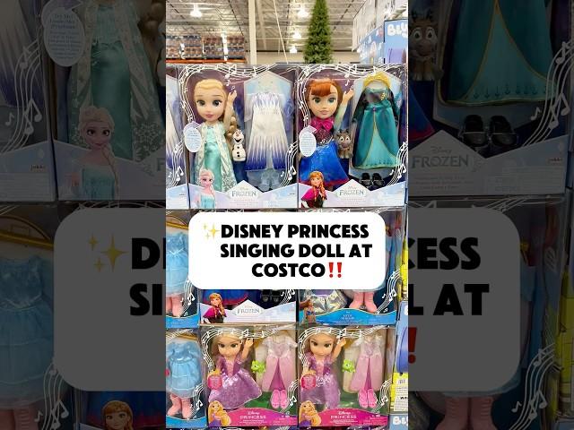 New Disney Princess Singing Doll Set at Costco!  #costco #disneyprincessdolls