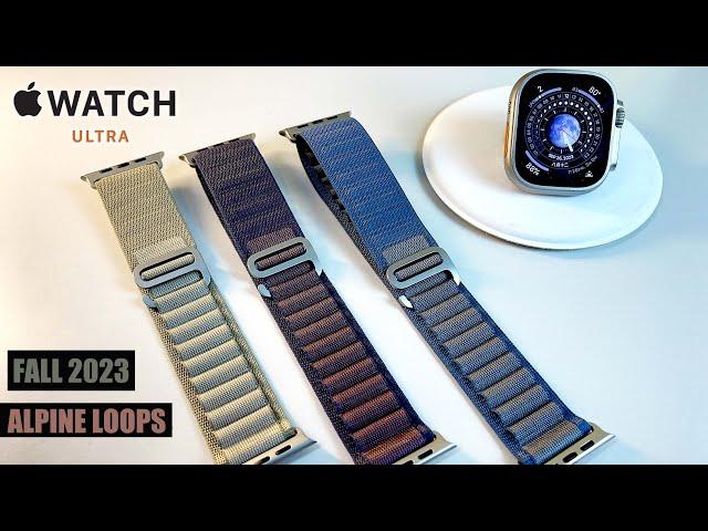 NEW 2023 Alpine Loop Bands for Apple Watch ULTRA 1 & 2  (ALL COLORS) Review & [Hands-On] + GIVEAWAY