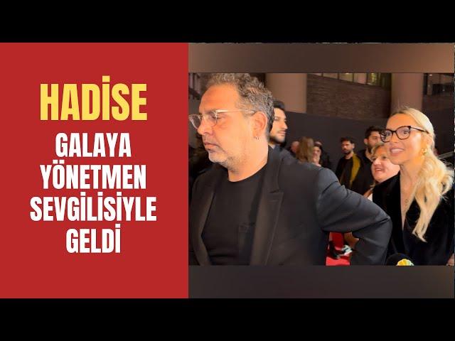 Hadise Galaya Yönetmen Sevgilisiyle Geldi