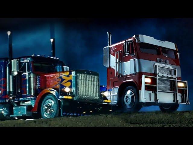 Optimus Prime Truck Mode Transformation Comparison (ROTF vs ROTB)