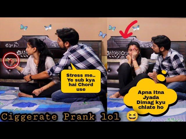 Preeti ne Pini shuru kardi ciggerate || Prank on my love || Sahil chawla || Miss You Bhai 