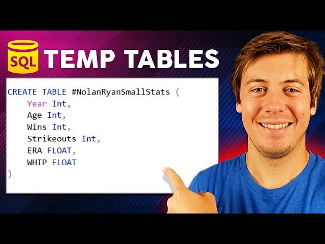 SQL Temp Tables Tutorial (Examples Included)