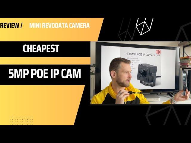 Revodata 5MP POE IP Mini Camera Review: Ultra HD Surveillance