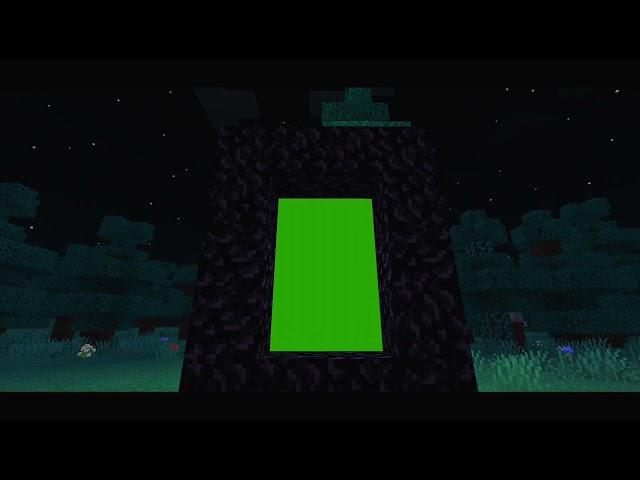 Nether PORTAL green screen | Minecraft | JasperBale