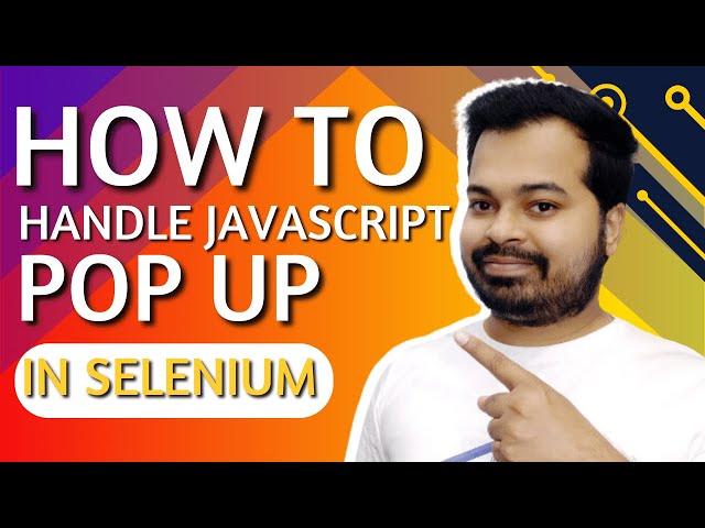 How To Handle Java Script Pop Up in Selenium | Automation Testing Question