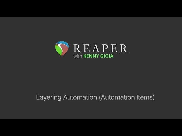 Layering Automation in REAPER