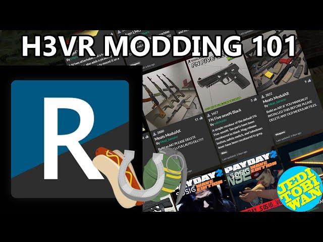 H3VR Modding Tutorial (R2ModMan 2021) - Hot Dogs, Horseshoes & Hand Grenades