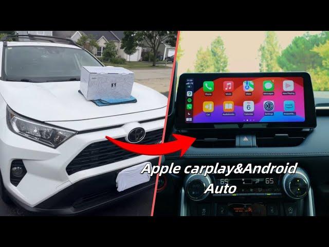 Toyota Rav4 (2019-2022) Roadanvi 12.3 inch screen Android Head Unit installation (full review)