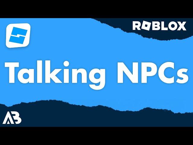 Talking NPCs - Roblox Scripting Tutorial