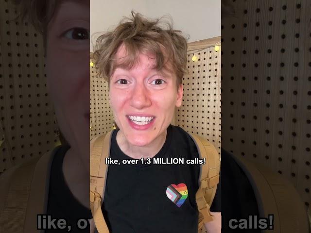 ️‍they’re trying to CANCEL lgbtq crisis support  #NoKingsDay #shorts #lgbtq #save988