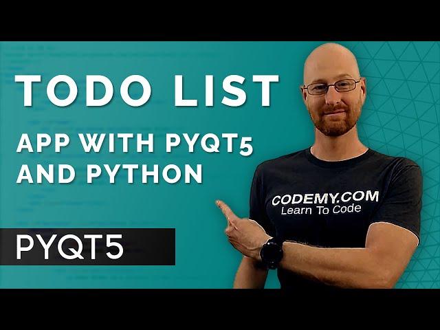 ToDo List GUI App - PyQt5 GUI Thursdays #13