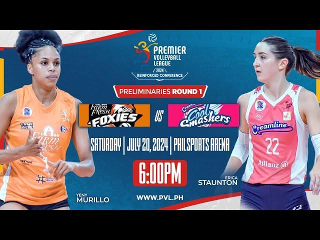 FARM FRESH vs. CREAMLINE - Full Match | Preliminaries | 2024 PVL Reinforced Conference