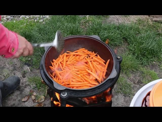 UZBEK PLOV IN KAZAN OVER AN OPEN FIRE (the easiest method for amateurs)