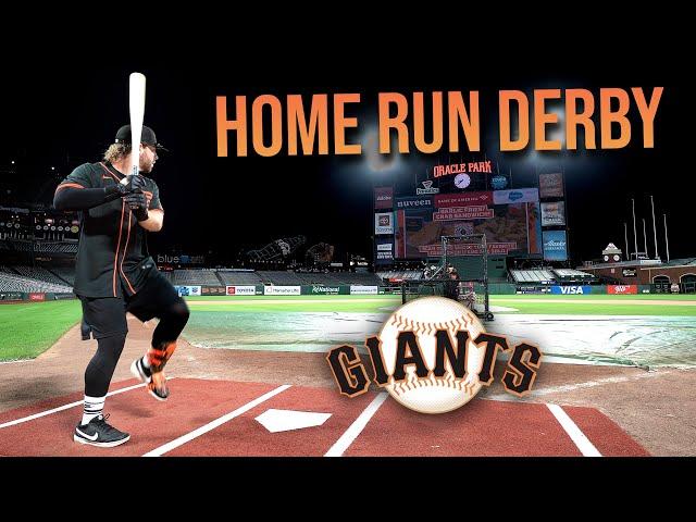 HOME RUN DERBY AT @SFGiants (we used a Hype Fire at an MLB ballpark) | Baseball Bat Bros