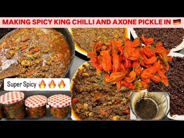 How Naga girl made King Chilli and Axone pickle in n how I’m preserving king chilliesthis year?