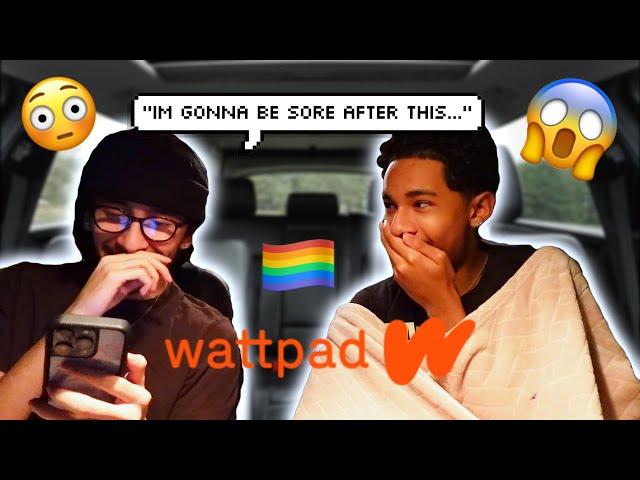 REACTING TO FAN FICTIONS ABOUT US.... (NEVER AGAIN) (GAY COUPLE)